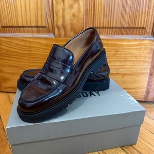 Thursday Boot Co. Penny Loafers in Burgundy - Size 7